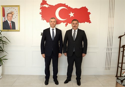 Kaymakamımız Abdulkadir DEMİR, Antalya İl Emniyet Müdürü Orhan ÇEVİK'i Ziyaret Etti